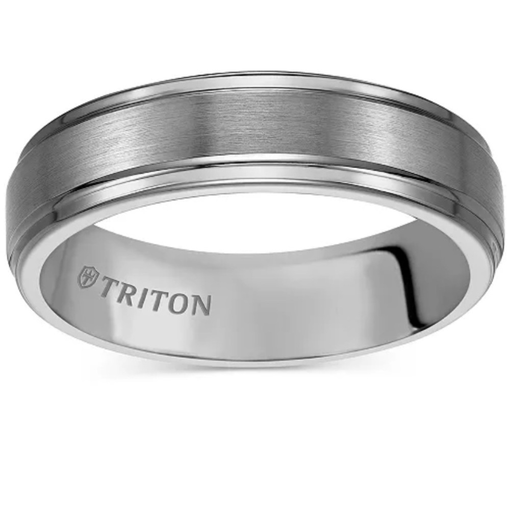 triton tungsten carbide tc 850 ring men’s wedding band
